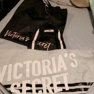 Victoria secret tote and nylon bag